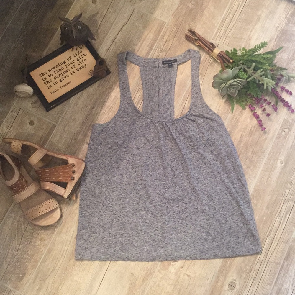 AE Heather blue tank